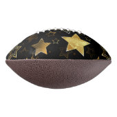 Naadloos patroon met gouden sterren american football (Gedraaid 270)