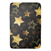 Naadloos patroon met gouden sterren badmat (Voorkant Verticaal)