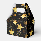 Naadloos patroon met gouden sterren bedankdoosjes (Voorkant Zijde)