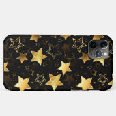 Naadloos patroon met gouden sterren Case-Mate iPhone case (Achterkant (horizontaal))