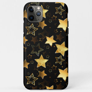 Naadloos patroon met gouden sterren Case-Mate iPhone case