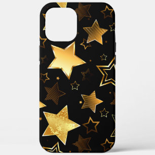 Naadloos patroon met gouden sterren Case-Mate iPhone case