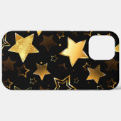 Naadloos patroon met gouden sterren Case-Mate iPhone case (Achterkant (horizontaal))