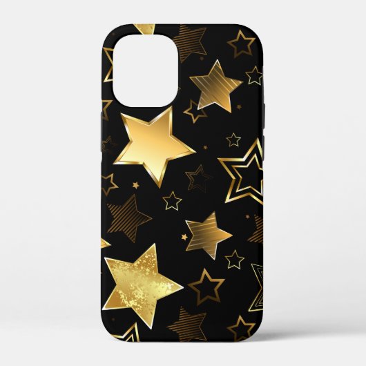 Naadloos patroon met gouden sterren Case-Mate iPhone case (Achterkant)