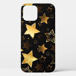 Naadloos patroon met gouden sterren Case-Mate iPhone case