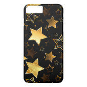 Naadloos patroon met gouden sterren Case-Mate iPhone case (Achterkant)