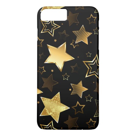 Naadloos patroon met gouden sterren Case-Mate iPhone case (Achterkant)