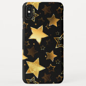 Naadloos patroon met gouden sterren Case-Mate iPhone case (Achterkant)