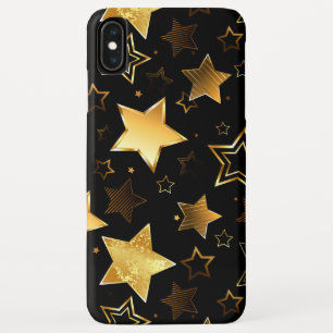Naadloos patroon met gouden sterren Case-Mate iPhone case
