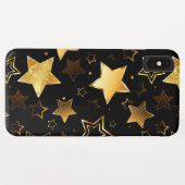 Naadloos patroon met gouden sterren Case-Mate iPhone case (Achterkant (horizontaal))