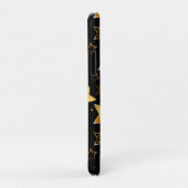 Naadloos patroon met gouden sterren Case-Mate iPhone case (Achterkant/rechts)