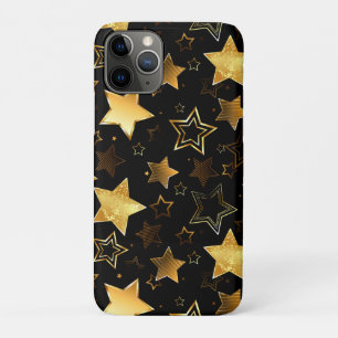 Naadloos patroon met gouden sterren Case-Mate iPhone case