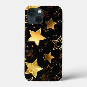 Naadloos patroon met gouden sterren Case-Mate iPhone case