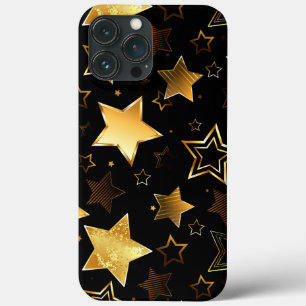 Naadloos patroon met gouden sterren Case-Mate iPhone case
