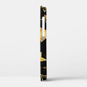 Naadloos patroon met gouden sterren Case-Mate iPhone case (Achterkant / Links)
