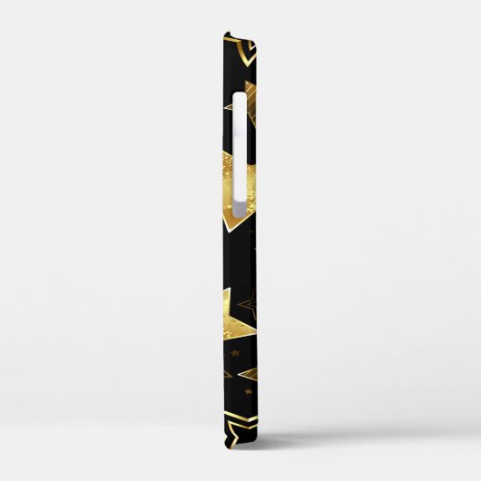 Naadloos patroon met gouden sterren Case-Mate iPhone case (Achterkant / Links)