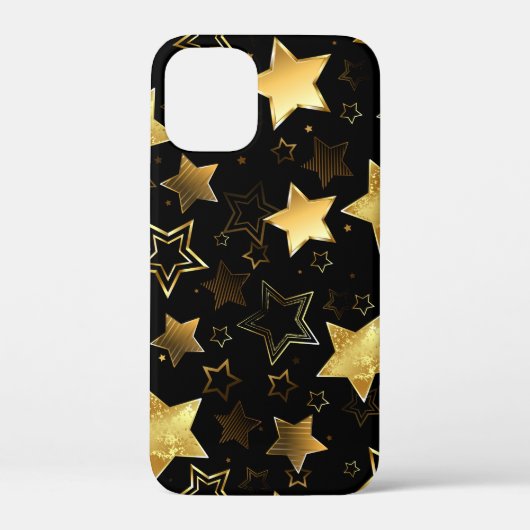 Naadloos patroon met gouden sterren Case-Mate iPhone case (Achterkant)