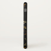 Naadloos patroon met gouden sterren Case-Mate iPhone case (Achterkant/links)