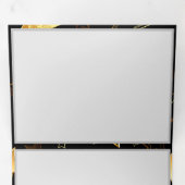 Naadloos patroon met gouden sterren drieluik kaart (Binnenzijde eerst)