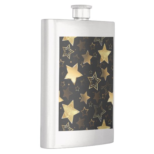 Naadloos patroon met gouden sterren flacon (Rechts)