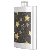 Naadloos patroon met gouden sterren flacon (Links)