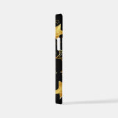 Naadloos patroon met gouden sterren iPhone hoesje (Rechterkant)