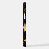 Naadloos patroon met gouden sterren iPhone hoesje (Rechterkant)