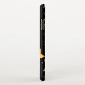 Naadloos patroon met gouden sterren iPhone hoesje (Rechterkant)