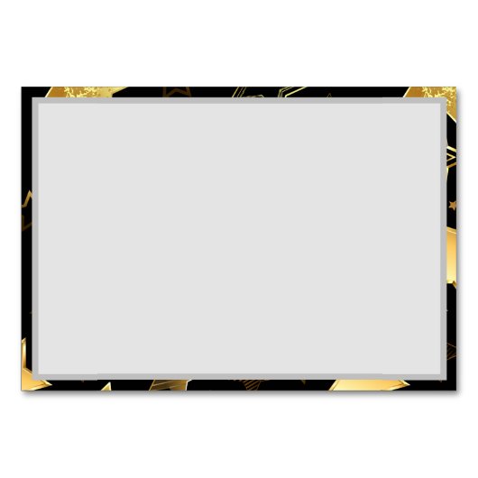 Naadloos patroon met gouden sterren kaart (Achterkant)