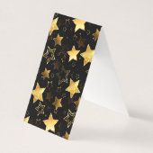 Naadloos patroon met gouden sterren kaart (Voorkant)