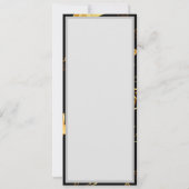 Naadloos patroon met gouden sterren kaart (Achterkant)