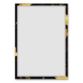 Naadloos patroon met gouden sterren kaart (Achterkant)