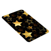 Naadloos patroon met gouden sterren magneet (Rechterzijde)