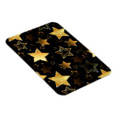 Naadloos patroon met gouden sterren magneet (Rechterzijde)