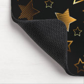 Naadloos patroon met gouden sterren muismat (Hoek)