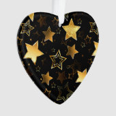 Naadloos patroon met gouden sterren ornament (voorkant)