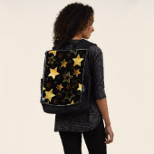 Naadloos patroon met gouden sterren rugtassen (Gedragen)