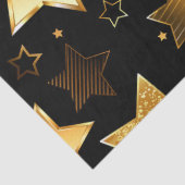 Naadloos patroon met gouden sterren tissuepapier (Detail)