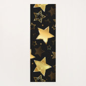 Naadloos patroon met gouden sterren yogamat (Achterkant)