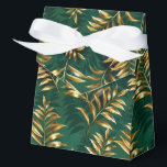 Naadloos patroon met gouden varens bedankdoosjes<br><div class="desc">Naadloos patroon van goud,  sieraden,  glanzende varentakken en bladeren op een groene,  beboste,  textuurachtergrond. Gouden varen.</div>