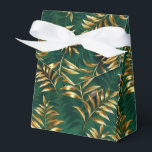 Naadloos patroon met gouden varens bedankdoosjes<br><div class="desc">Naadloos patroon van goud,  sieraden,  glanzende varentakken en bladeren op een groene,  beboste,  textuurachtergrond. Gouden varen.</div>