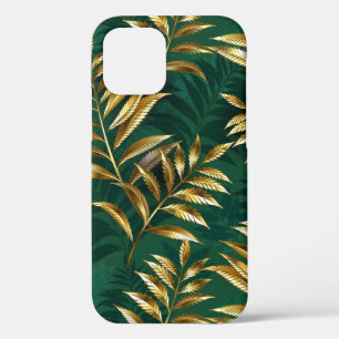 Naadloos patroon met gouden varens Case-Mate iPhone case