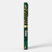 Naadloos patroon met gouden varens Case-Mate iPhone case (Achterkant / Rechts)