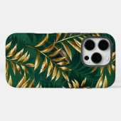 Naadloos patroon met gouden varens Case-Mate iPhone case (Achterkant (horizontaal))