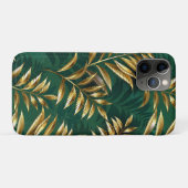 Naadloos patroon met gouden varens Case-Mate iPhone case (Achterkant (horizontaal))