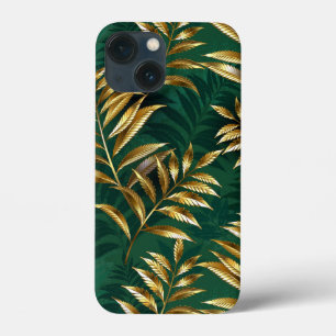 Naadloos patroon met gouden varens Case-Mate iPhone case