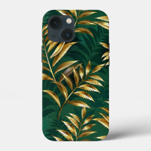 Naadloos patroon met gouden varens Case-Mate iPhone case