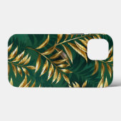 Naadloos patroon met gouden varens Case-Mate iPhone case (Achterkant (horizontaal))