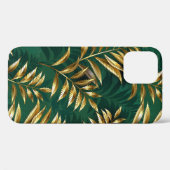Naadloos patroon met gouden varens Case-Mate iPhone case (Achterkant (horizontaal))