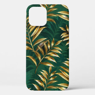 Naadloos patroon met gouden varens Case-Mate iPhone case